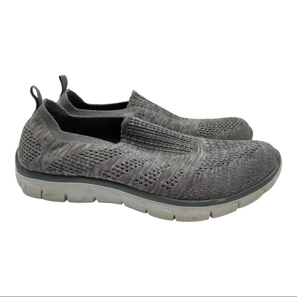 Skechers Air-Cooled Memory Foam Grey Sneakers Women’s Size 7 - Picture 8 of 10